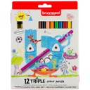 Bruynzeel Colour Pencil TRIPLE SET 12