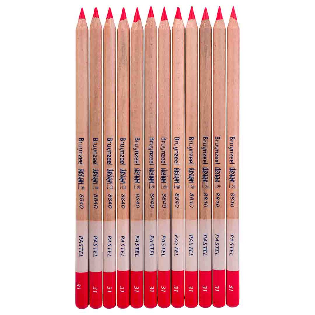 DESIGN Pastel  Pencil VERMILION