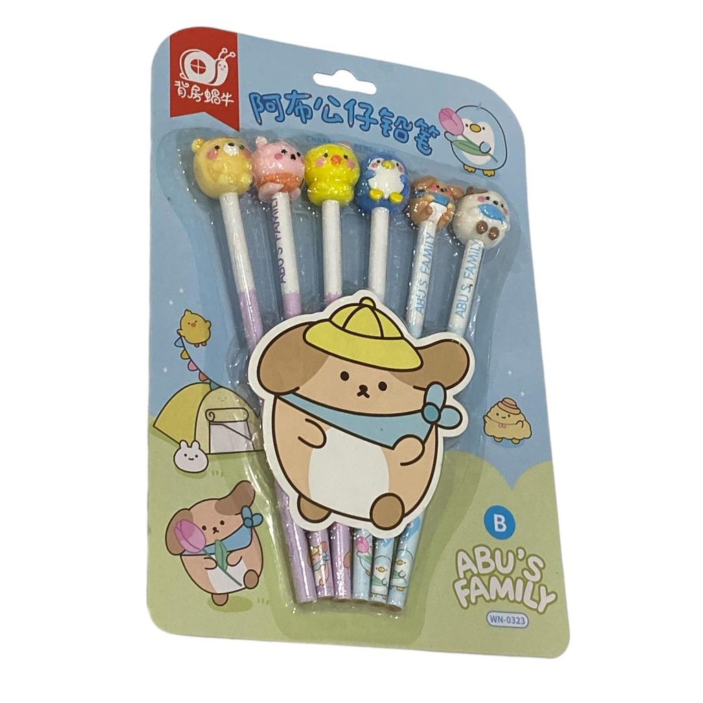 كرت قلم رصاص 6 قلم