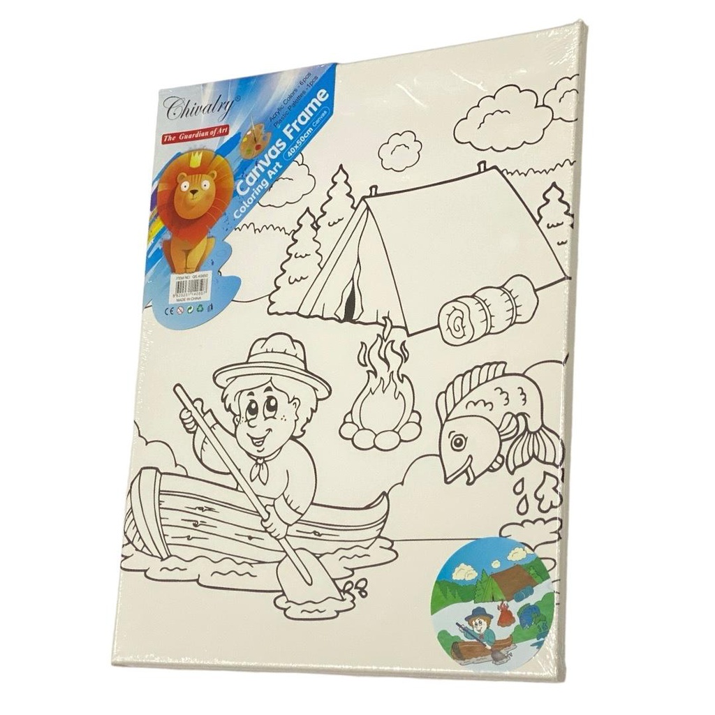 لوحة رسم كانفس تلوين للاطفال 40*50 سم