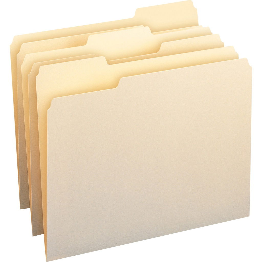 file folders chemises 1/3 cut tabs