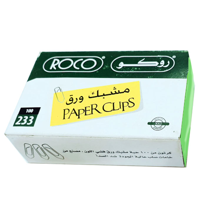 PAPER CLIP  233 ROCO 100PCS/PACK