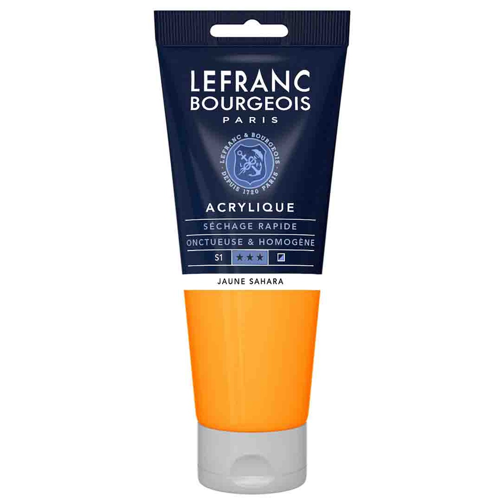Lefranc &amp; Bourgeois fine acrylic color 200ML tube SAHARA YELLOW
