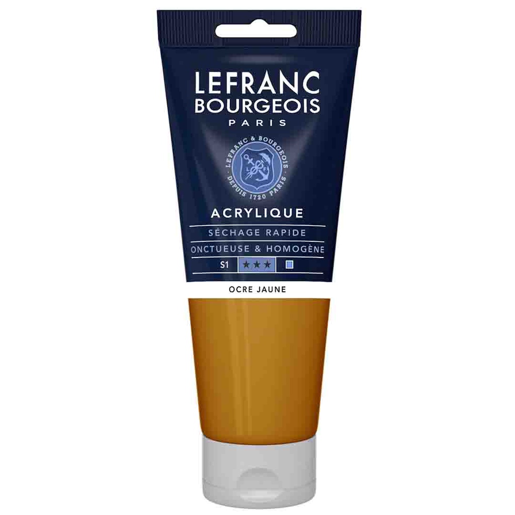 Lefranc &amp; Bourgeois fine acrylic color 200ML tube YELLOW OCHRE