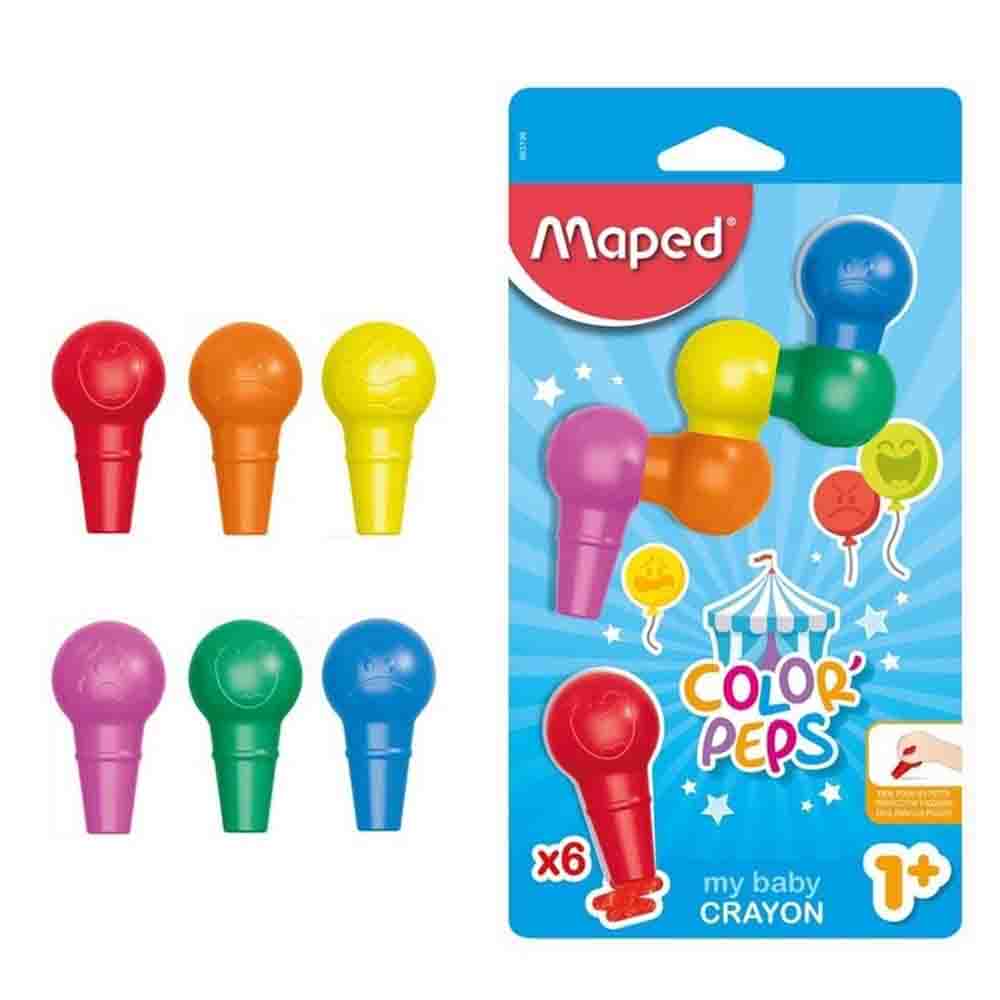 الوان مابد كرايون 6 لون Maped