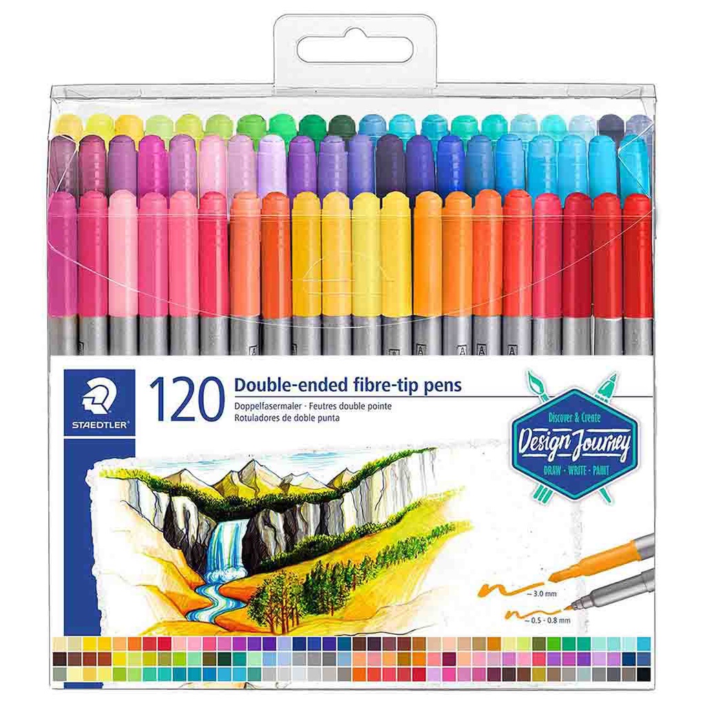 الوان ستدلر ريشة فلومستر 120 لون STAEDTLER