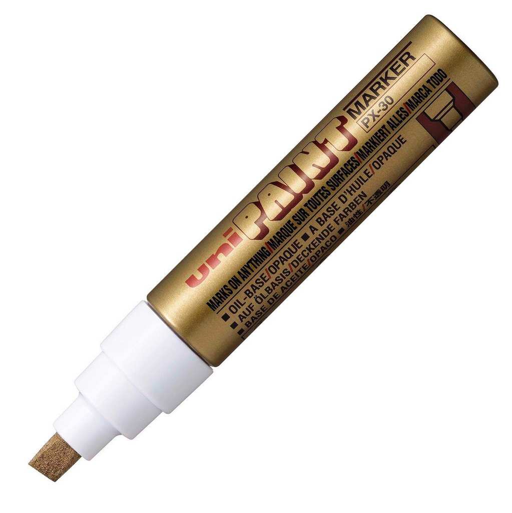 قلم بوية كبير ذهبي uni-PAINT