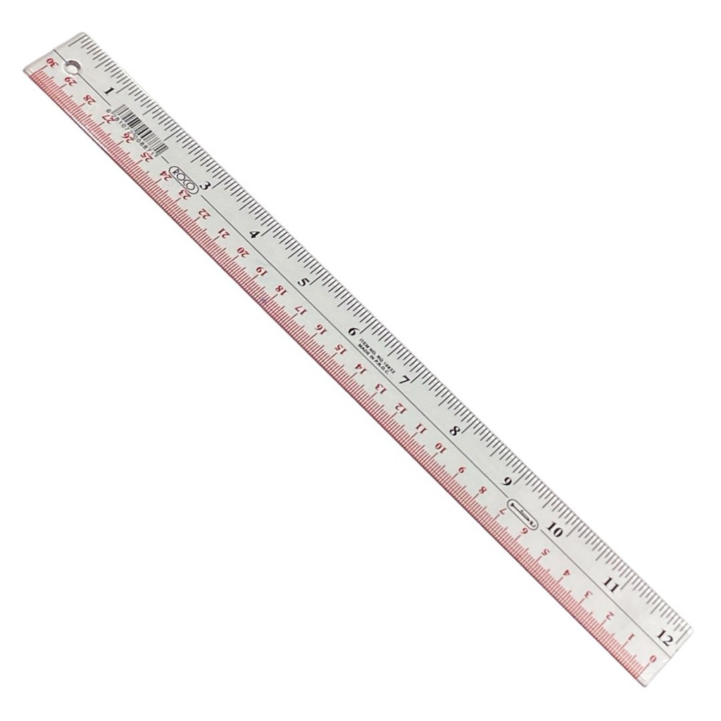RULER 30CM CLEAR  ROCO RQ-10832