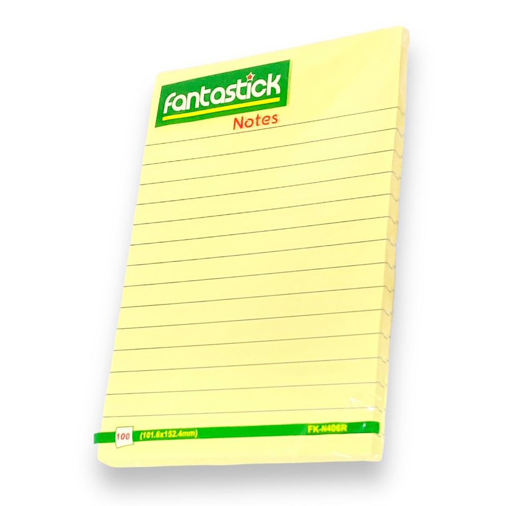 ورق ملاحظات فنتاستك مسطر 100 ورقة Fantastick