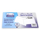 ظرف ابيض 115*225 لينو 25 حبة