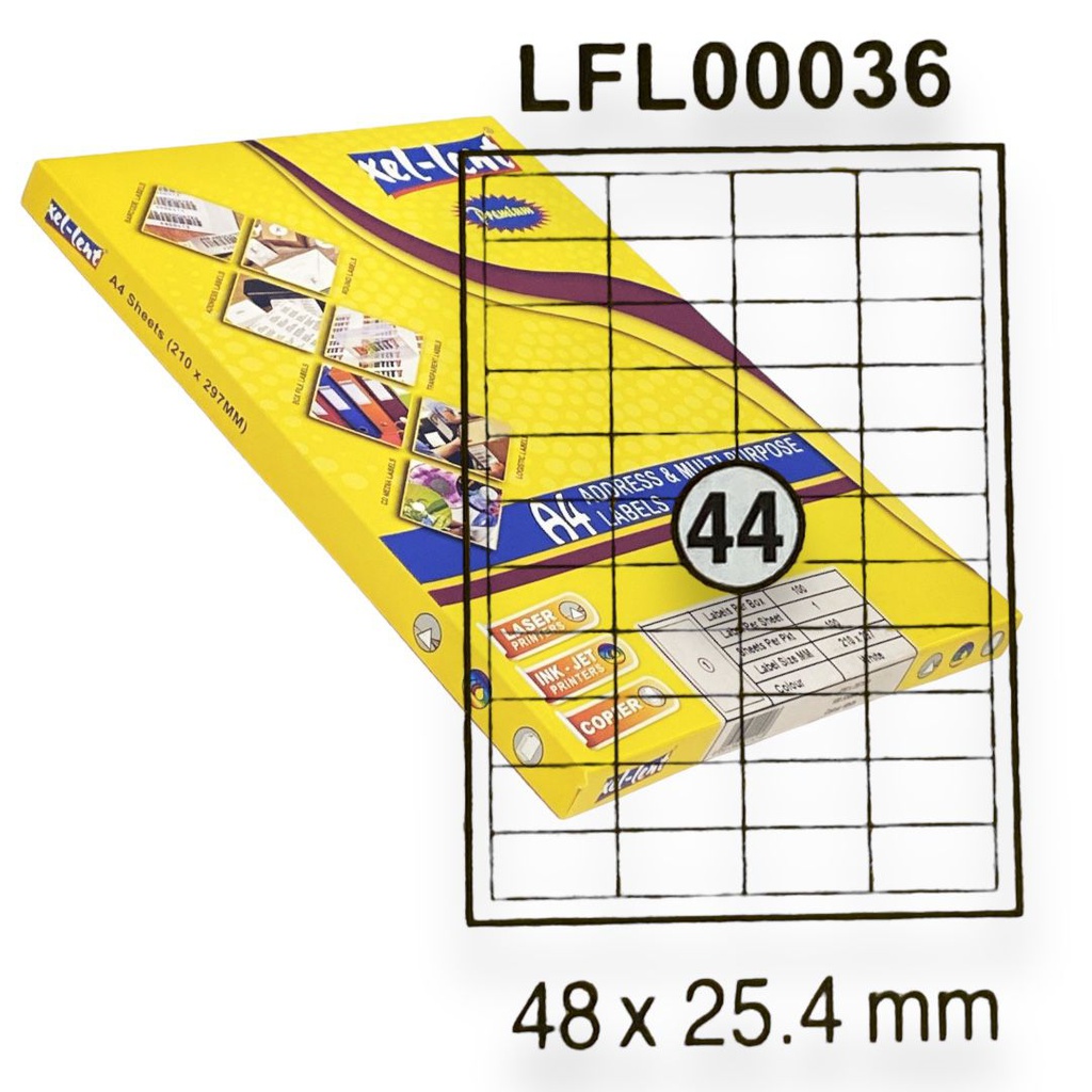 ليبل كمبيوتر 48*25.4 Xel-lent