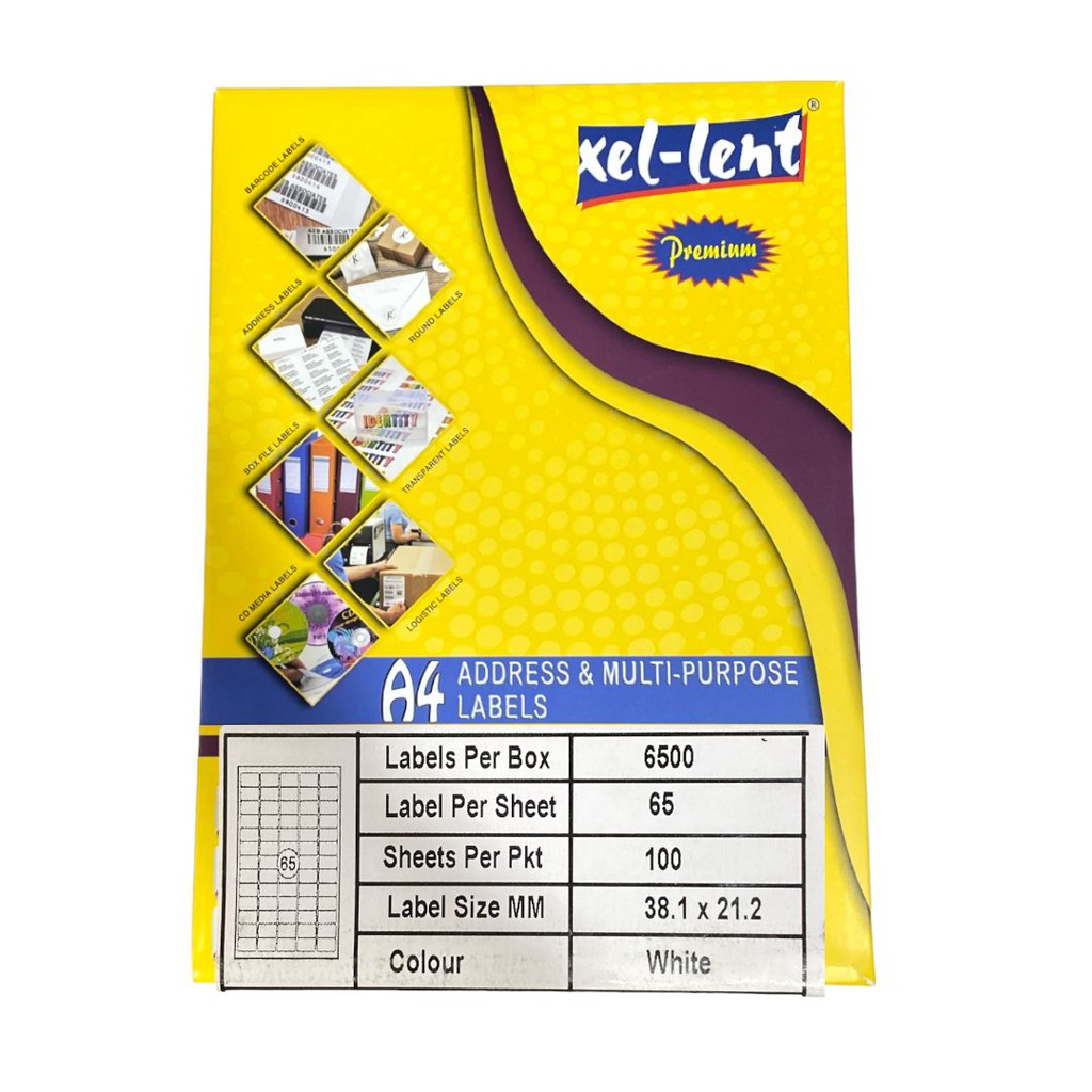 ليبل كمبيوتر 38.1*21.2 XEL-LENT