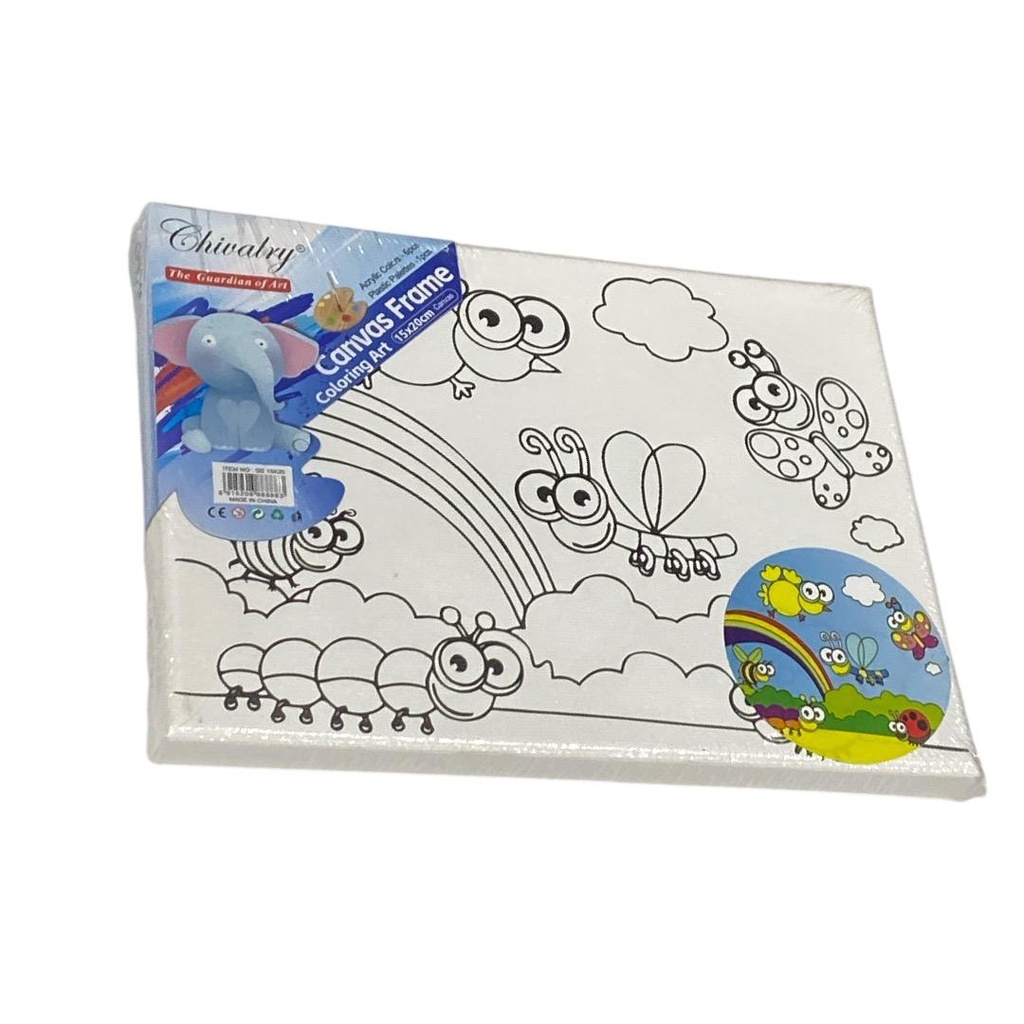 لوحة رسم كانفس تلوين للاطفال 20 * 15 سم