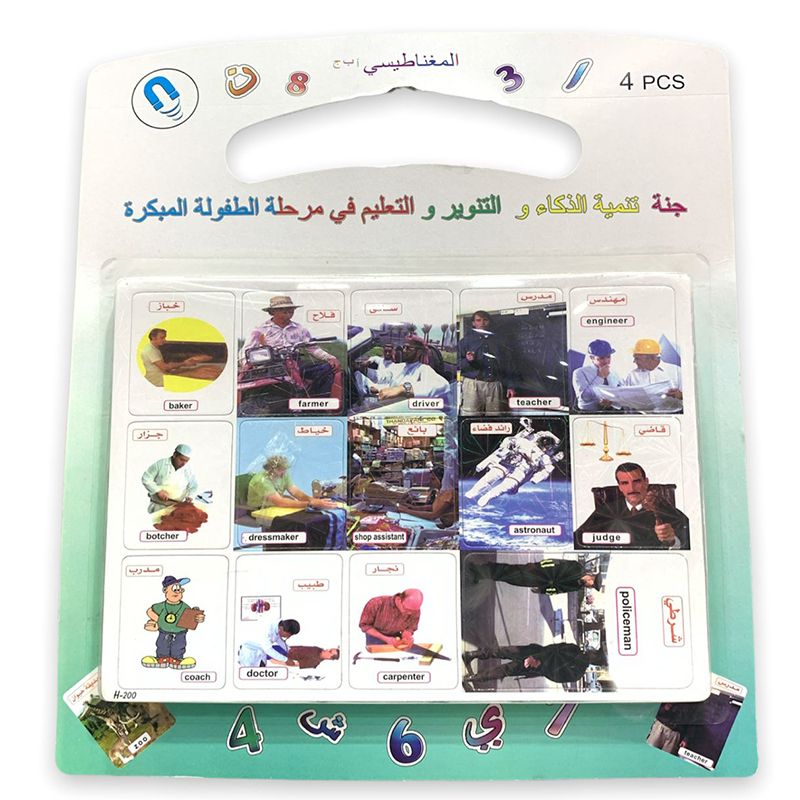 وسيلة تعليمية مغناطيسية المهن