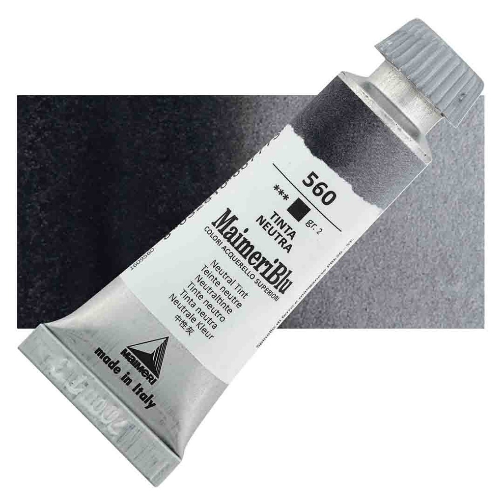 Maimeri Blu Artist Watercolor - Neutral Tint, 12 ml Tube