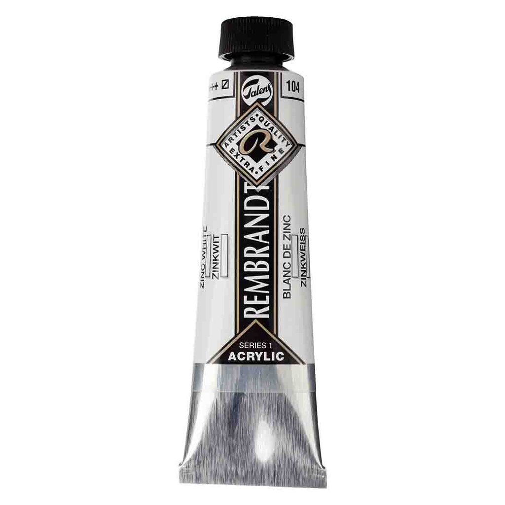 Rembrandt  Acrylic color 40ML ZINC WHITE