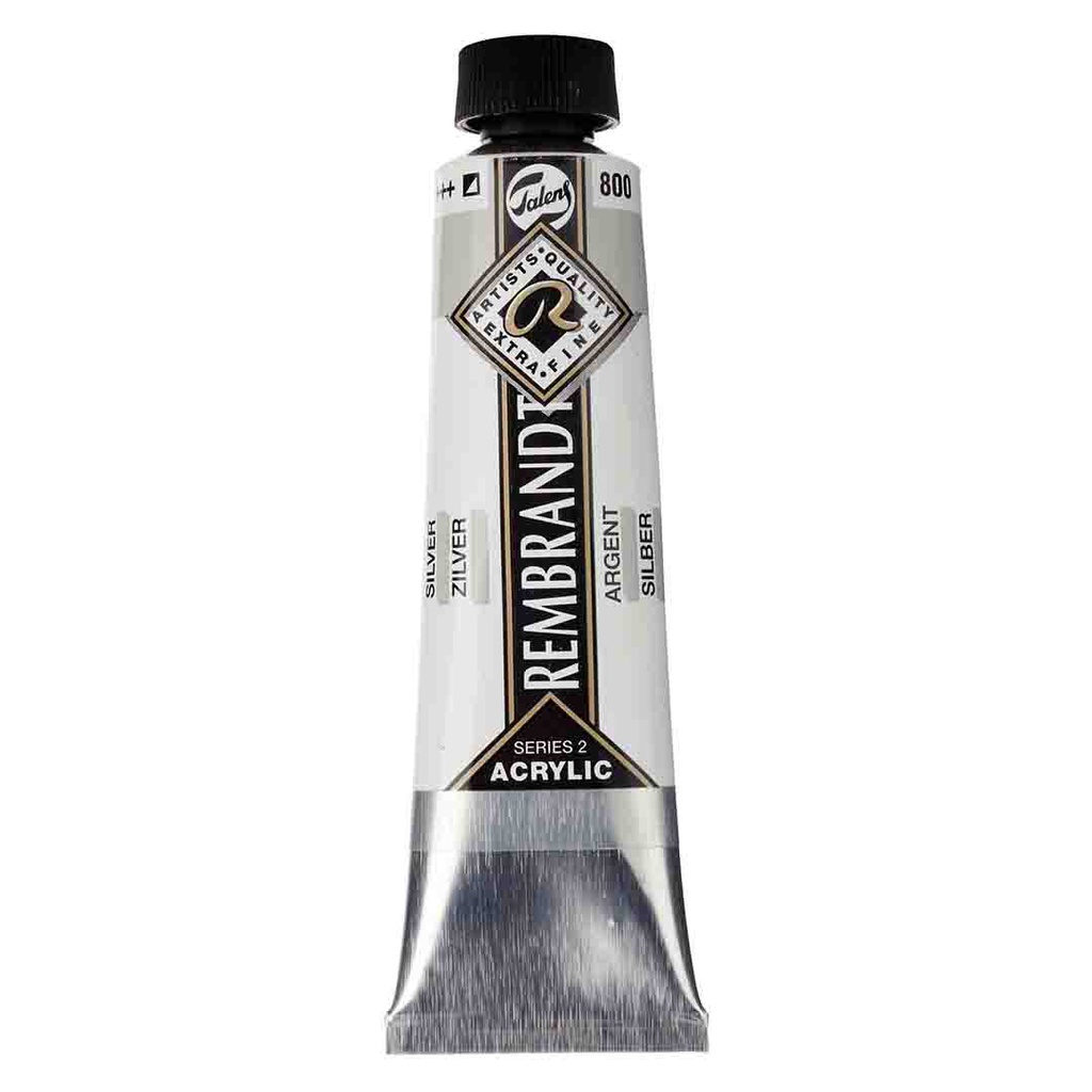 Rembrandt  Acrylic color 40ML SILVER