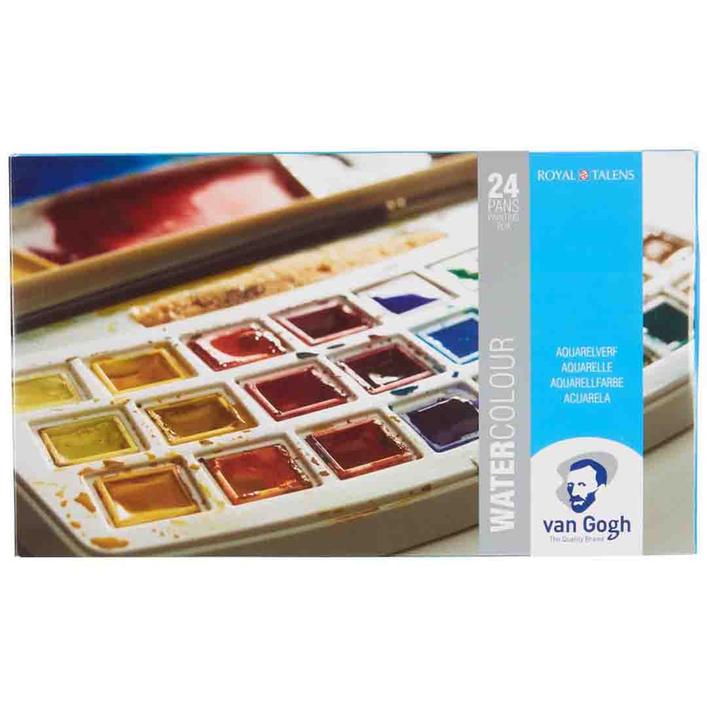 Van Gogh water color set PLASTIC 24 pans