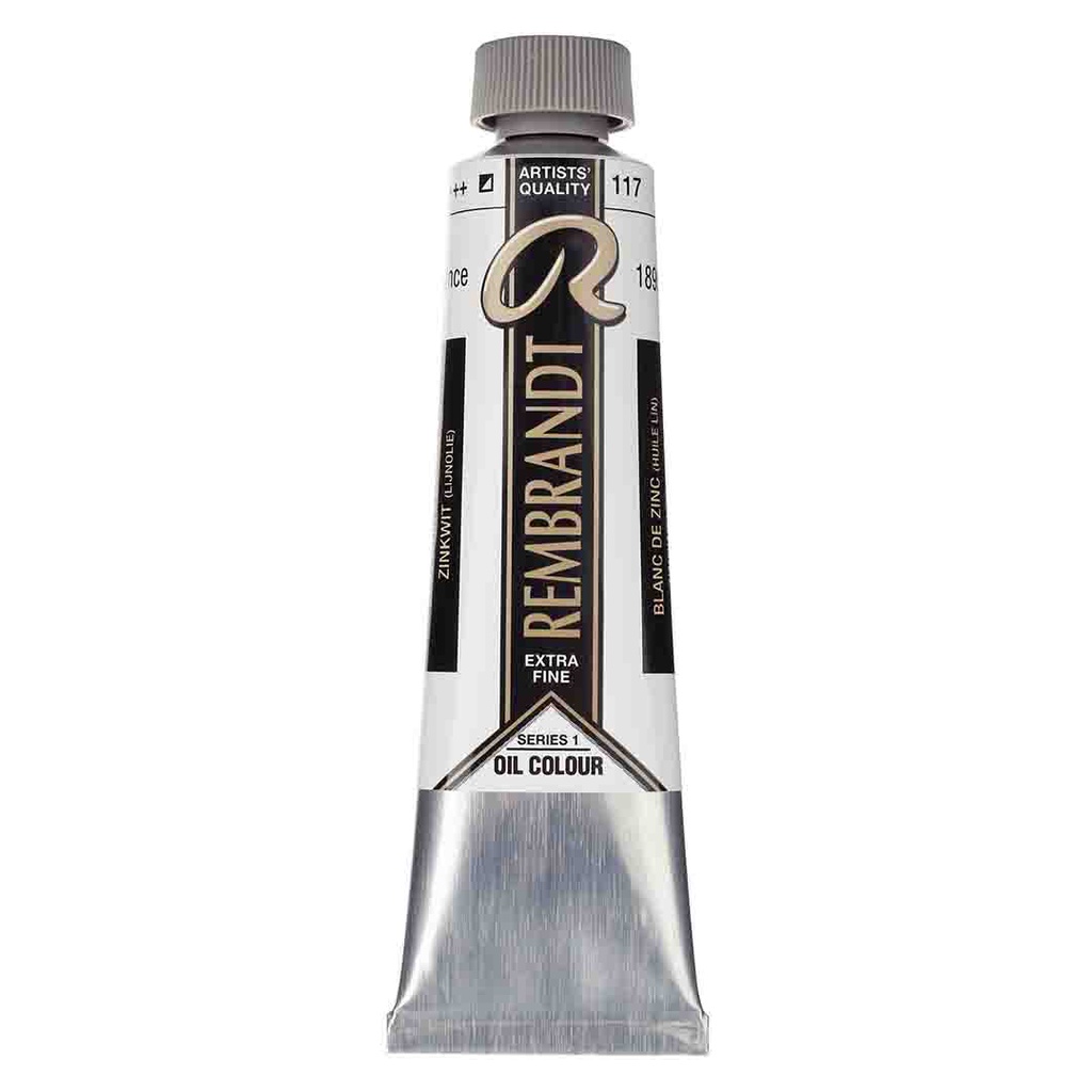 Rembrandt oil color 40ML ZINC WHITE (L.)
