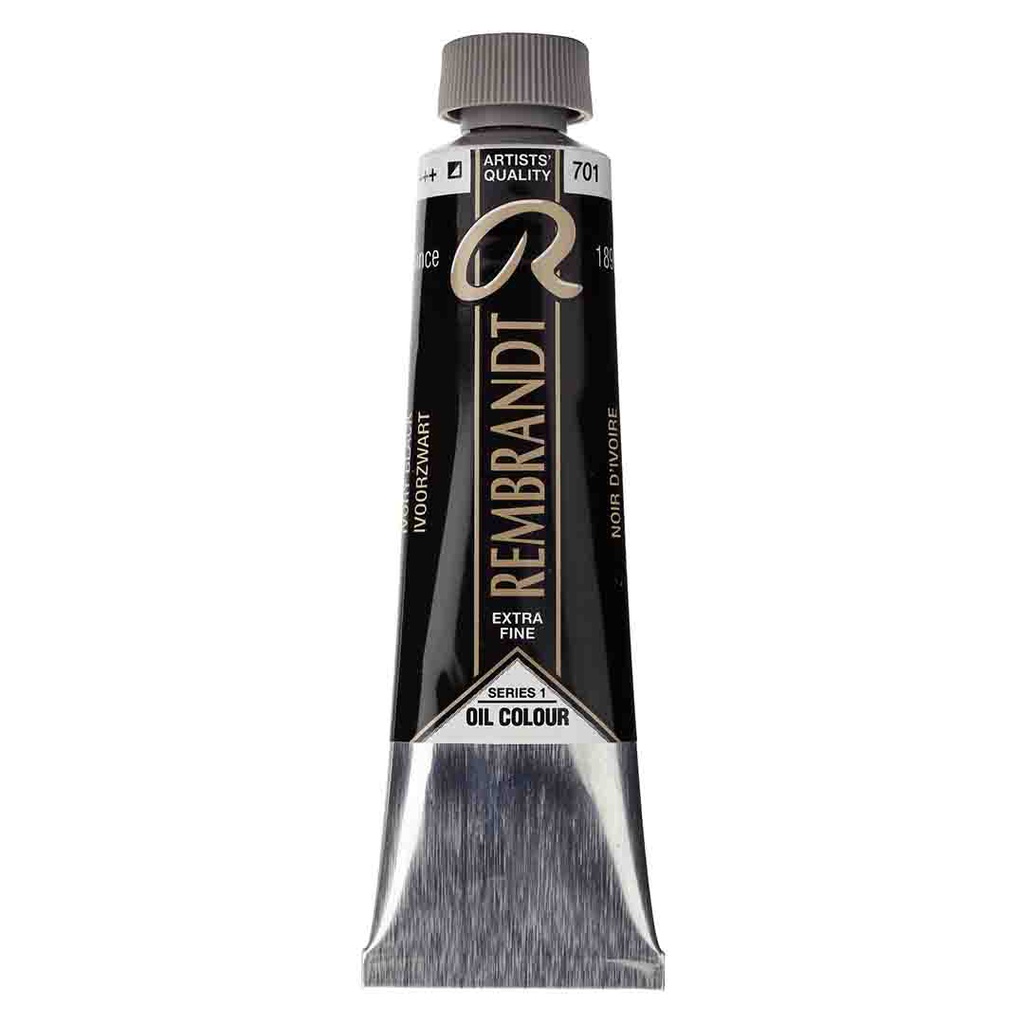 Rembrandt oil color 40ML IVORY BLACK