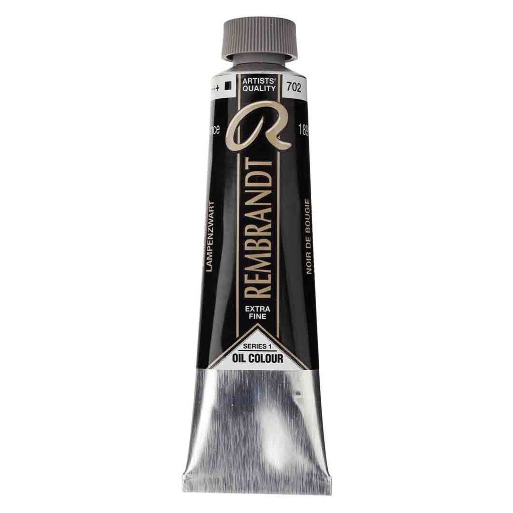 Rembrandt oil color 40ML LAMP BLACK