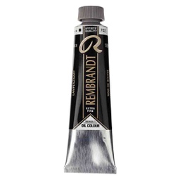 [01057022] Rembrandt oil color 40ML LAMP BLACK
