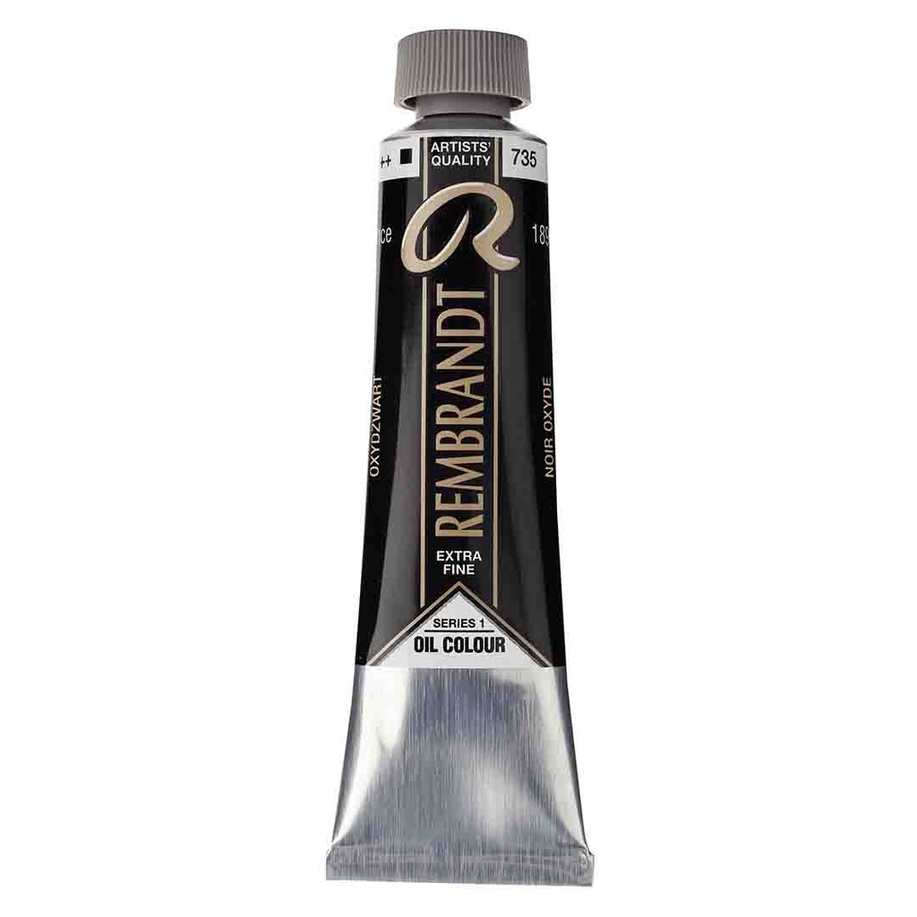 Rembrandt oil color 40ML OXIDE BLACK