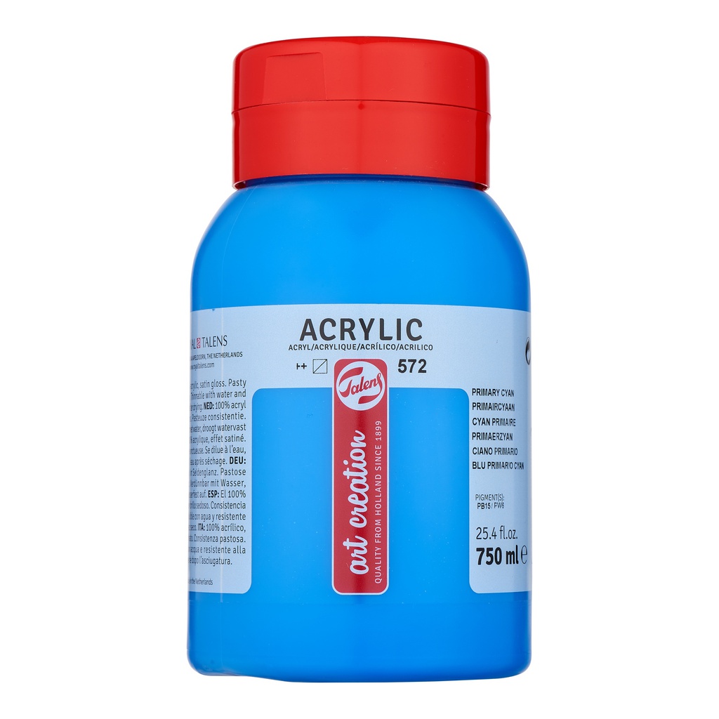 Art Creation acrylic color 750ML PRIM.CYAN
