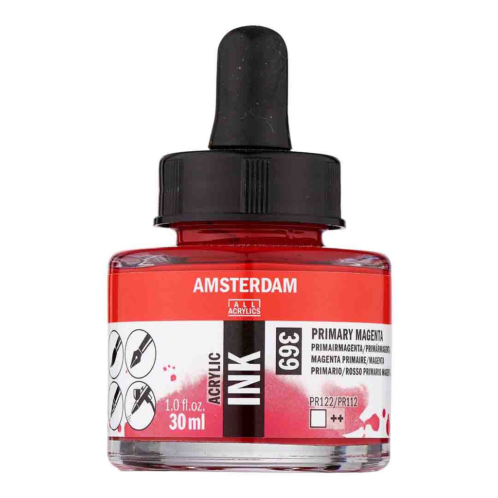 Amsterdam acrylic color  INK 30ML PRIM.MAGENTA