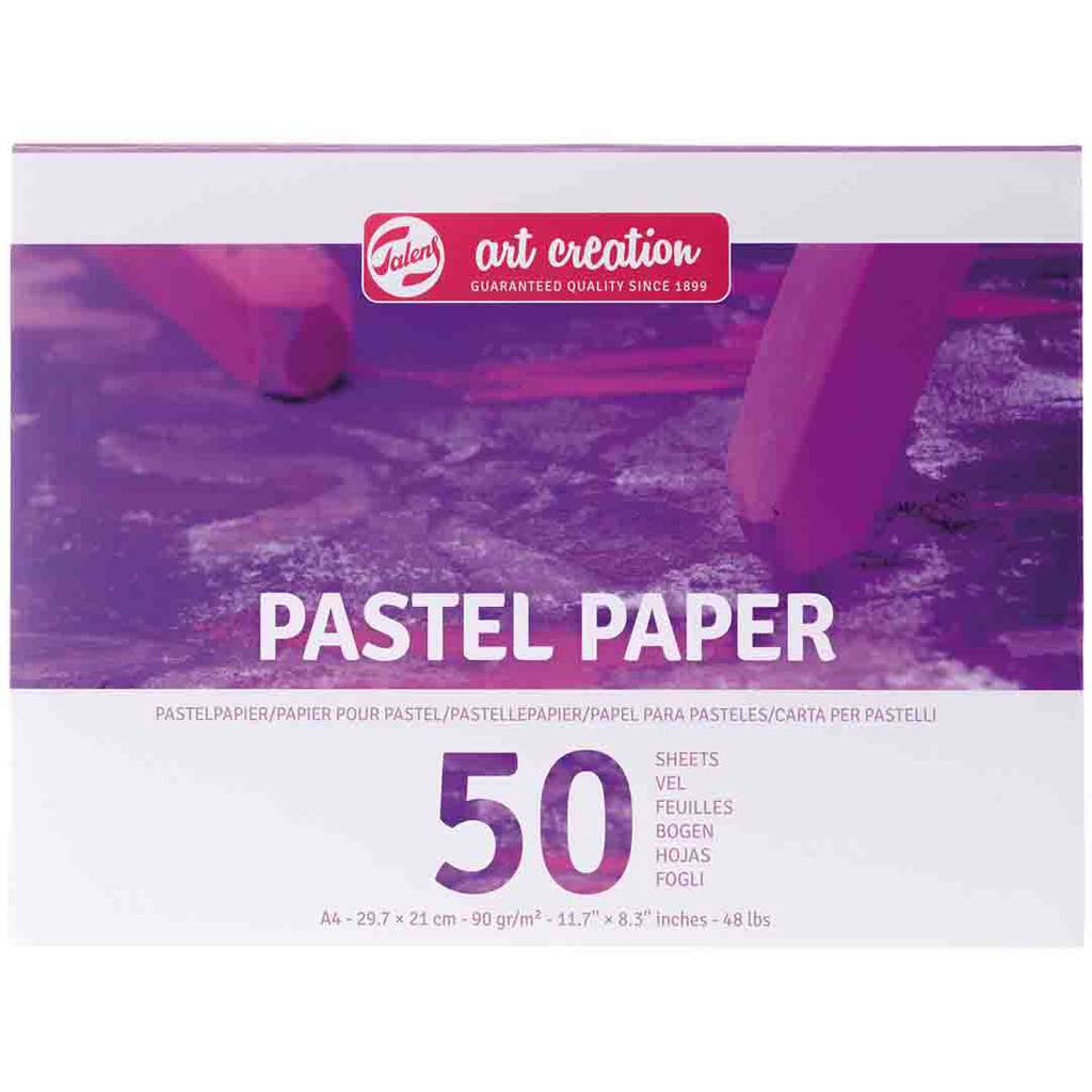 كراسة رسم باستيل  للمحترفين من ارت كريشن الهولندية 90 جرام مقاس 29.7*21 سم 50 ورقة