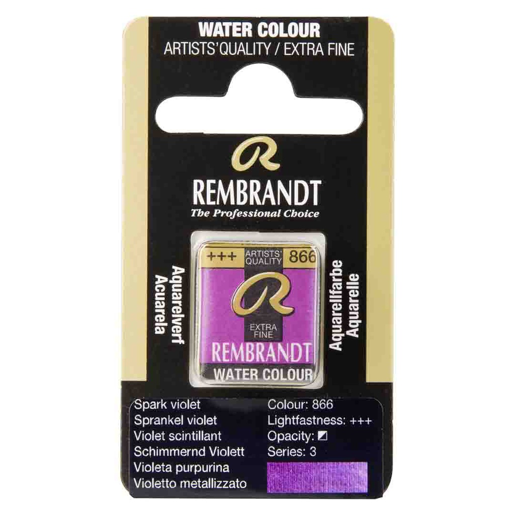 Rembrandt water color   pan  SPARKLE VIOLET
