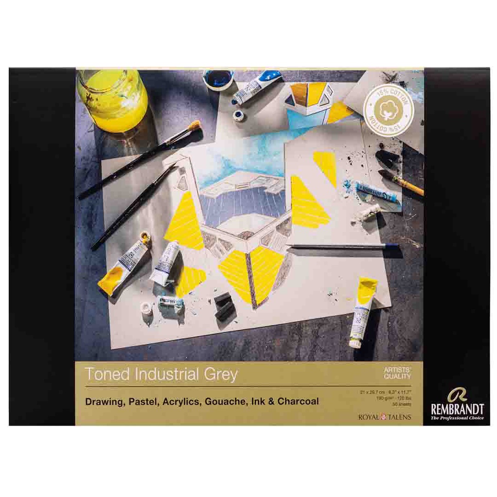 كراسة رسم من رامبرانت منغم رمادي  A4, 180 g, 50 pages, FSC MIX