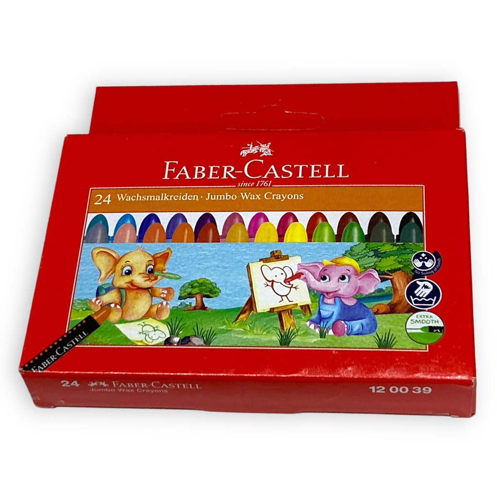 الوان شمعية 24لون فيبر كاستل 1