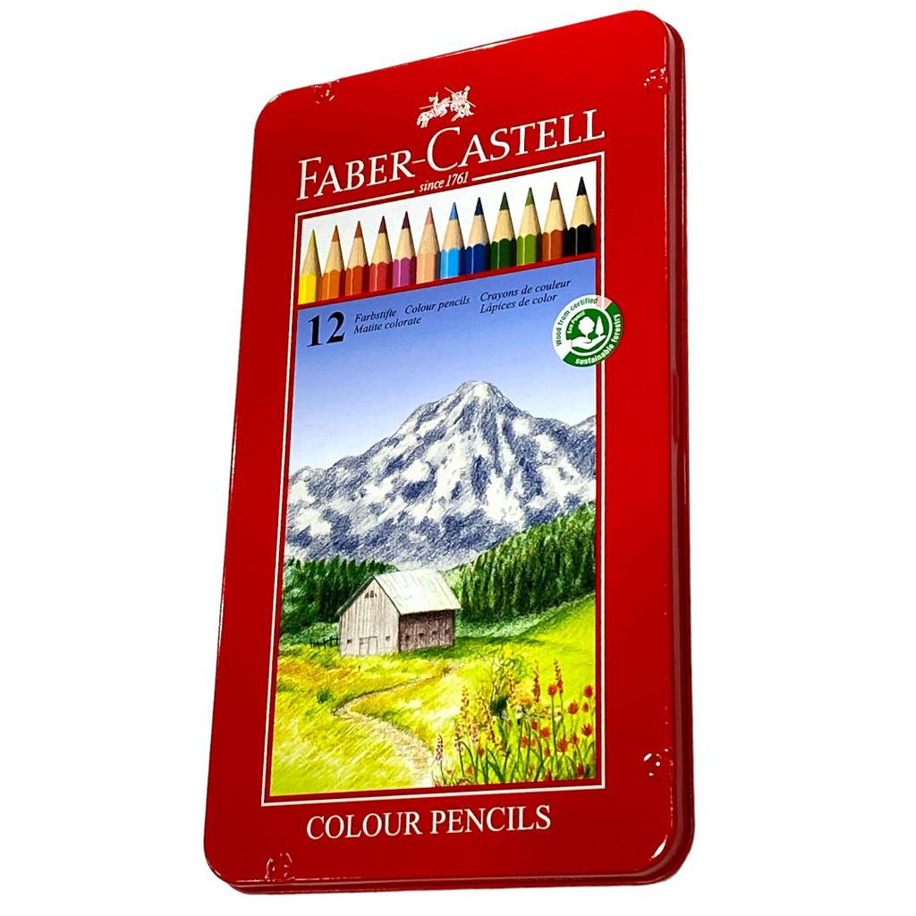 الوان خشبيية 12لون فابر كاستيل FIBER-CASTEL
