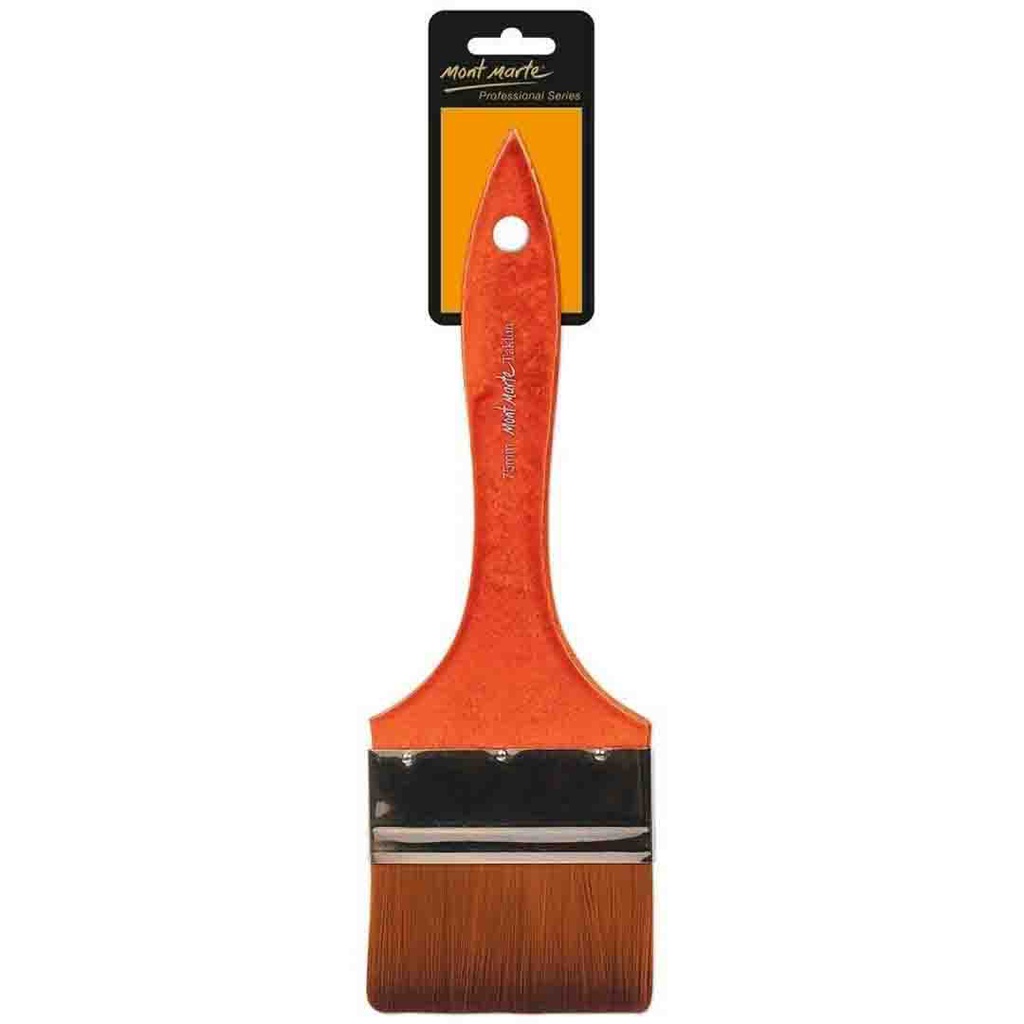 Mont Marte Artist Brush Taklon Flat Wide 75Mont Marte