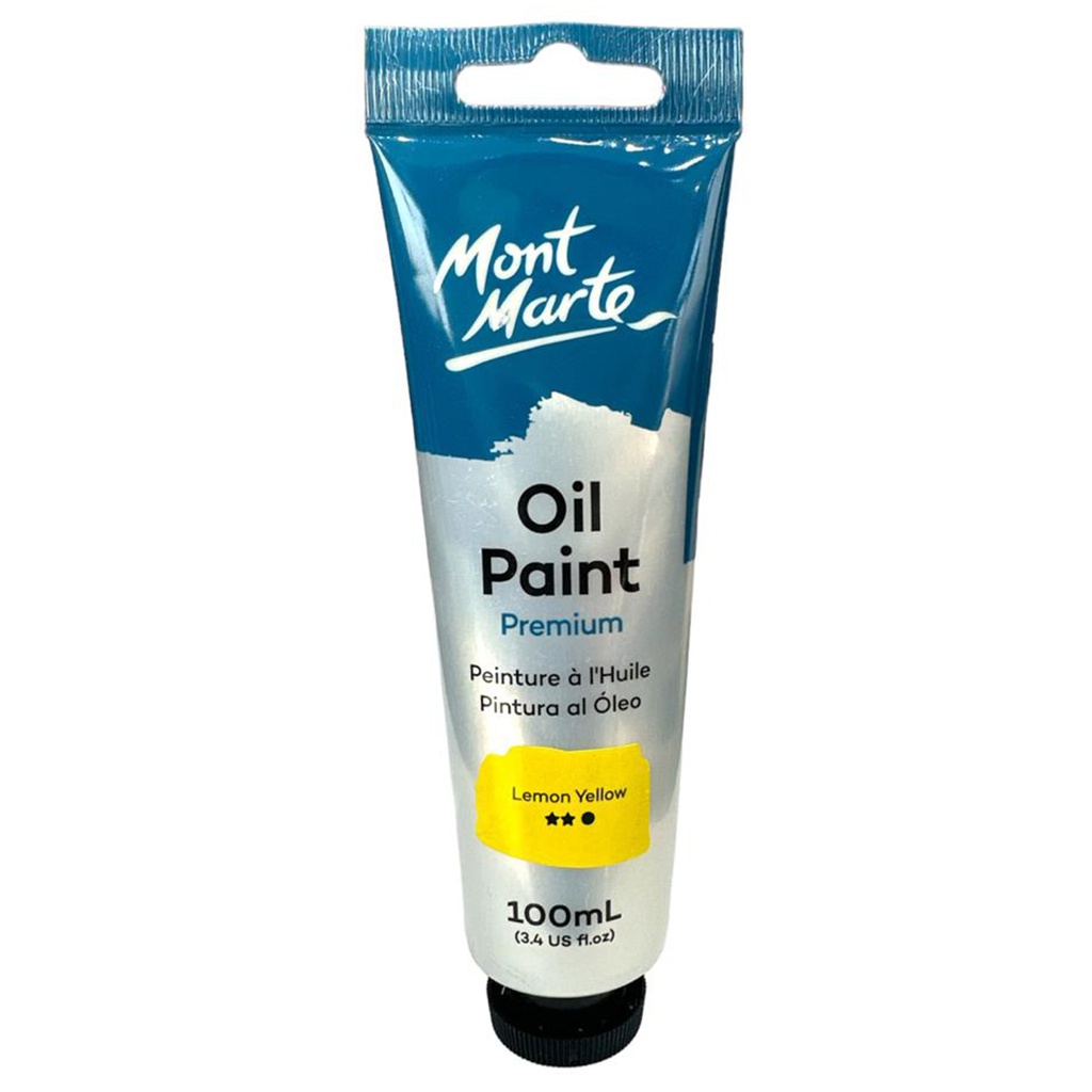 الوان زيتية 100مل من مونت مارت - Lemon Yellow