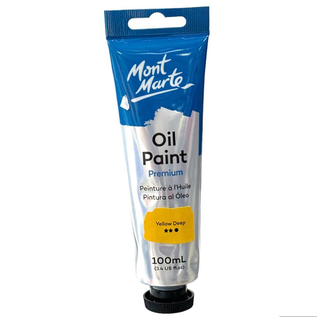 Mont Marte Oil color 100ML  - Yellow Deep