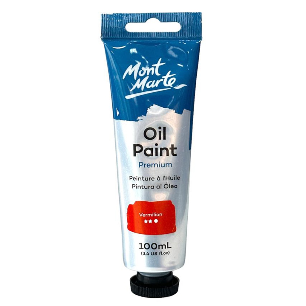 Mont Marte Oil color 100ML - Vermillion