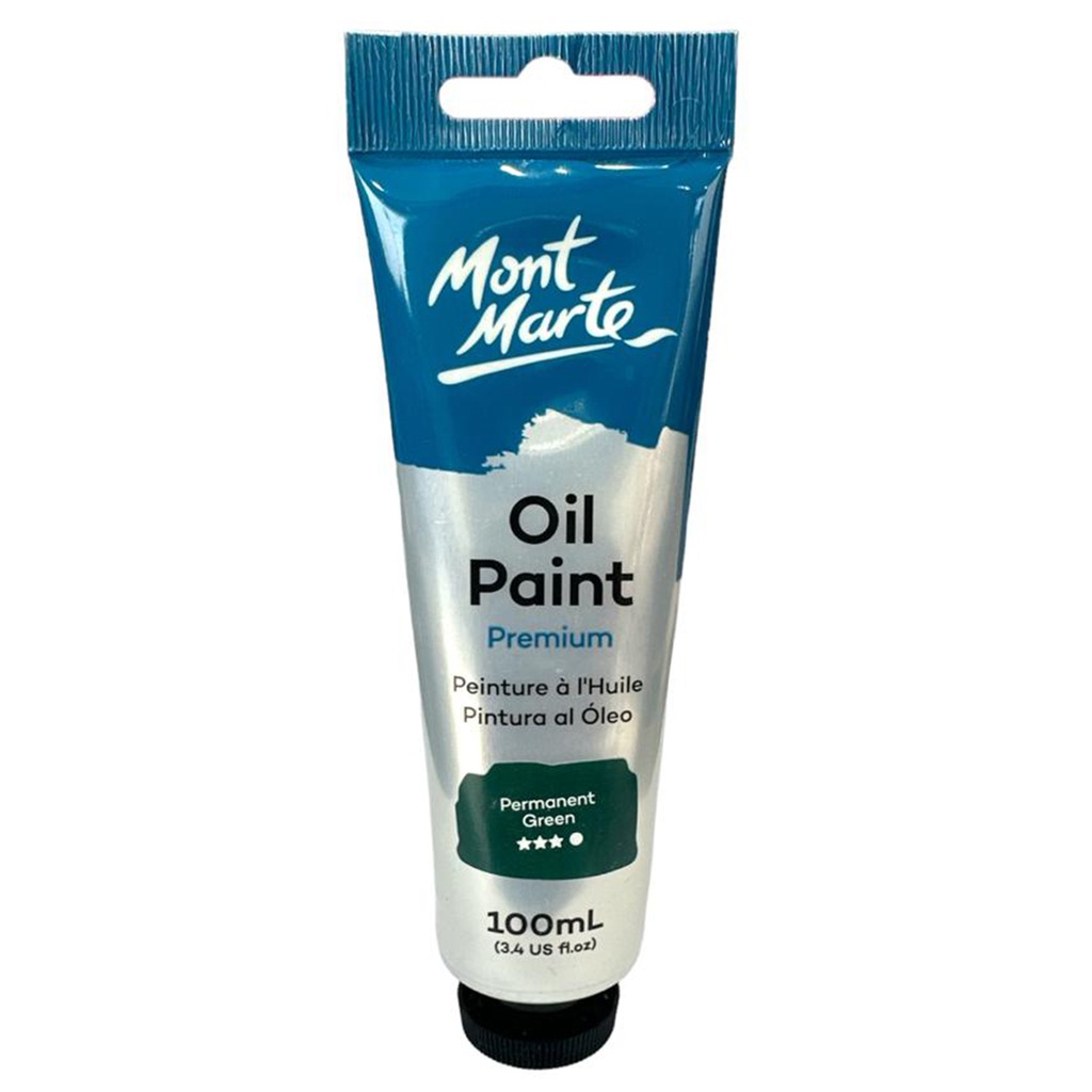 Mont Marte Oil color 100ML - Permanent Green