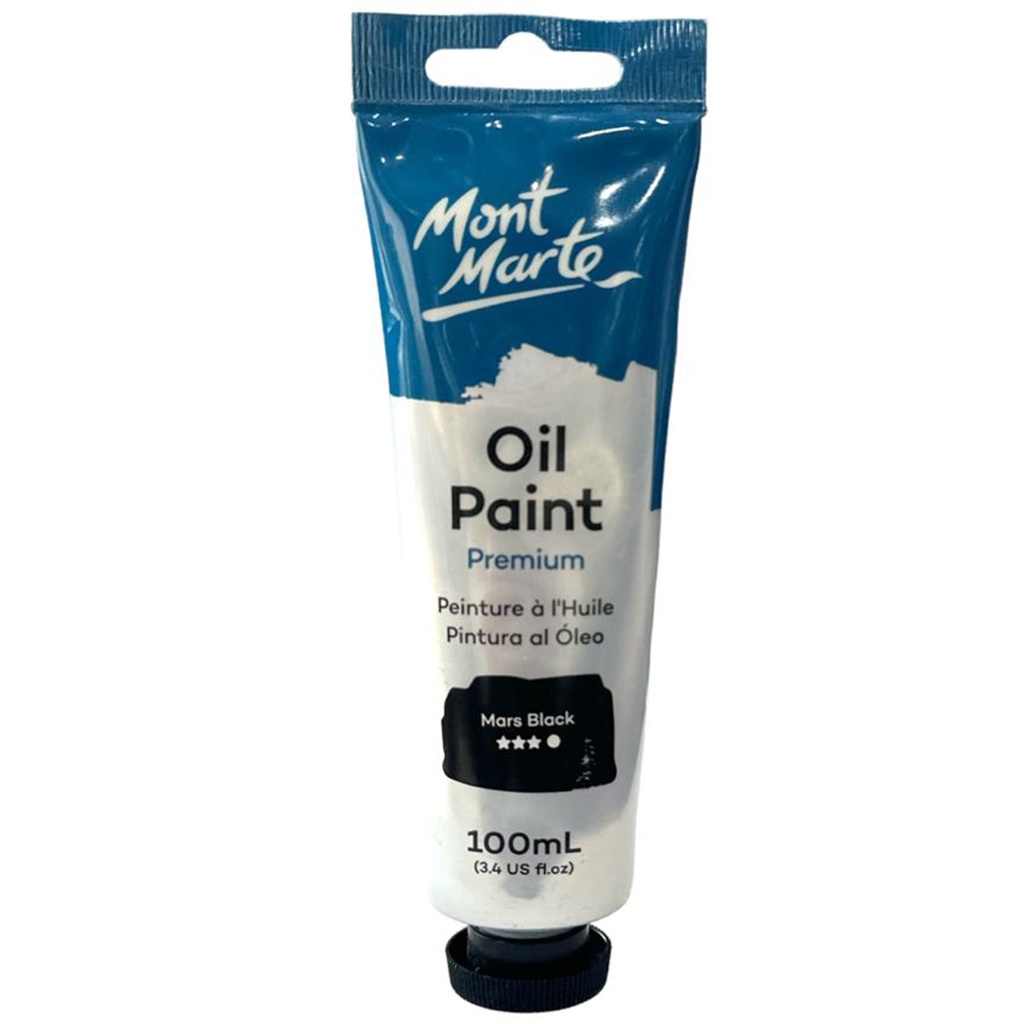 Mont Marte Oil color 100ML - Mars Black