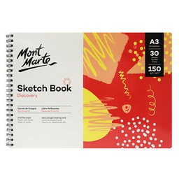 Mont Marte Discovery Sketch Book A3 30 Sheets 150gsm