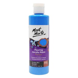 [PMPP0017] Mont Marte Pouring Acrylic 240ml - Cerulean  