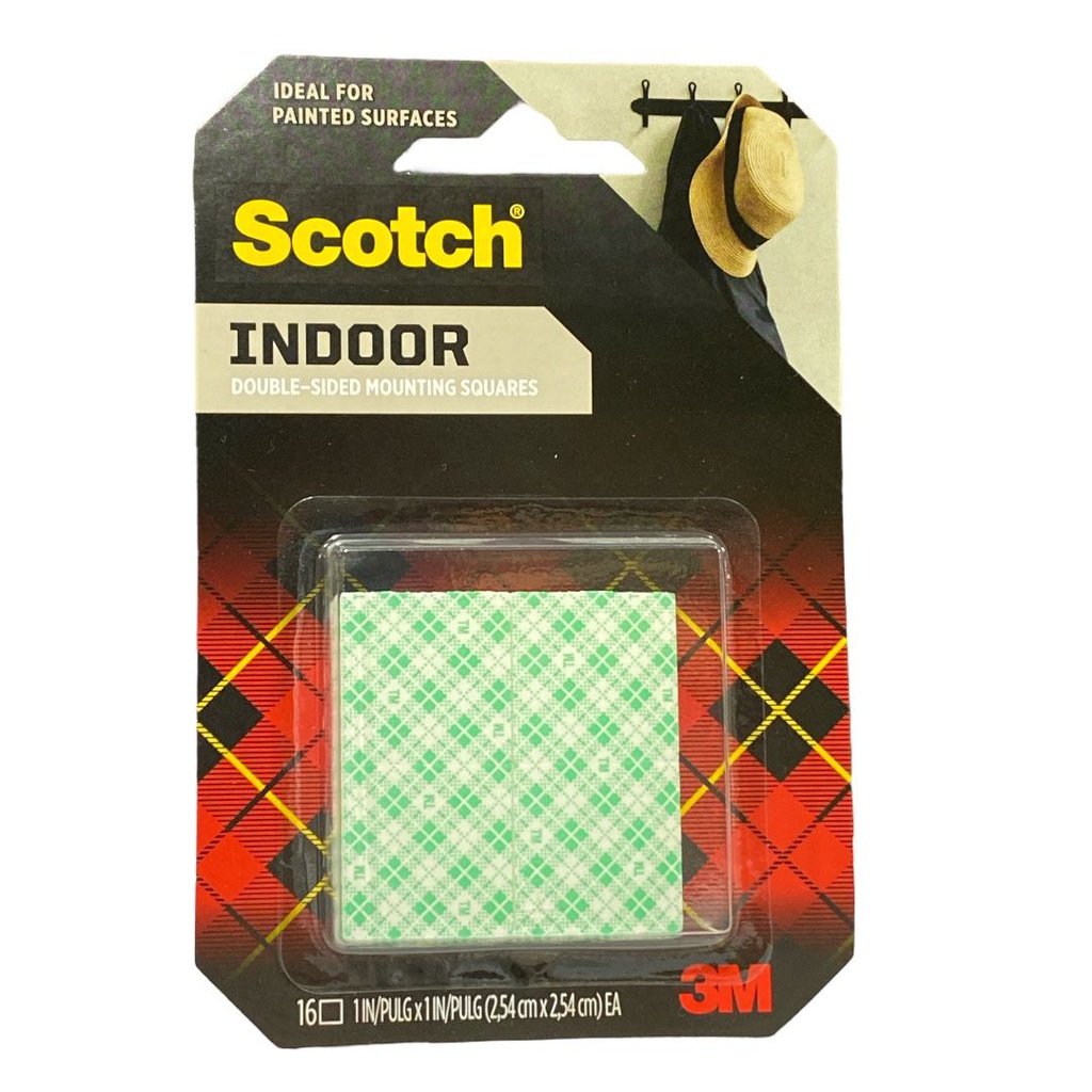 مكعبات جهتين لاصقة اسفنج 3M scotch