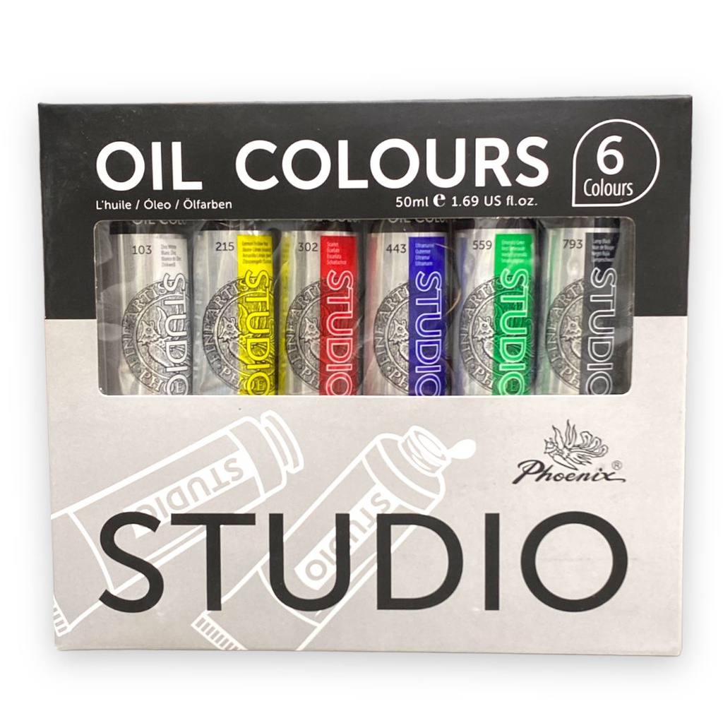 Phoenix Oil colors 6colors 50ml