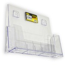 ستاند شفاف عرضي A4