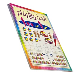 [NO-0608] العد والارقام من 1 الي 100