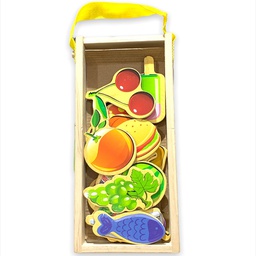 [SQUI2773] وسيلة تعليمية خشب الغذاء NO-158
