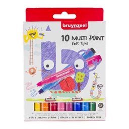 [60126010] Bruynzeel multipoint felt tips set 10