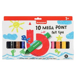[60122002] Bruynzeel felt tips megapoint set 10