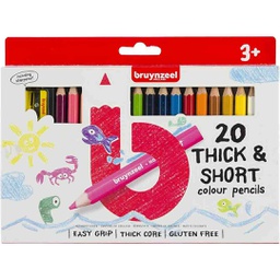 [60112020] Bruynzeel color pencil short and thick set 20